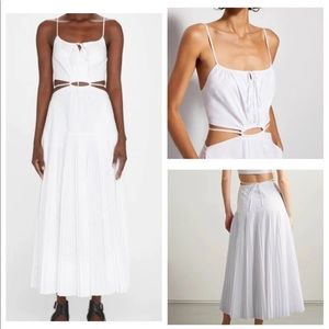 Jonathan Simkhai Rem Maxi Dress in White NEW WITH TAGS